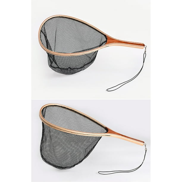Catch And Release Fish Net Fly Fishing Landing Net Trout Bass Nylon Mesh  Catch And Release Fish Net