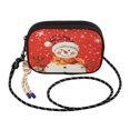 thumbnail image 2 of Crossbody Handbag Phone Purse Mobile Phone Bag Crossbody Phone Bag Comfortable and Durable The Christmas Snowman and Snowflakes, 2 of 7