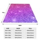 thumbnail image 3 of Balery Pink Purple Glitter Manta de Felpa Suave y Acogedora – Cobija de Franela Aterciopelada para Cama, Lavable y Cálida para Sofá, Mascotas, Transpirable-80"x60", 3 of 7