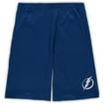 thumbnail image 3 of Men's Concepts Sport Blue/Heathered Charcoal Tampa Bay Lightning Big & Tall Top & Shorts Sleep Set, 3 of 3