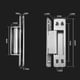 thumbnail image 2 of Puerta Oculta de 4 Pulgadas con Puerta de Madera de Acero Inoxidable Oculta, Puerta Oculta y Bisagra, Bisagra Oculta, Color Plata, 2 of 5