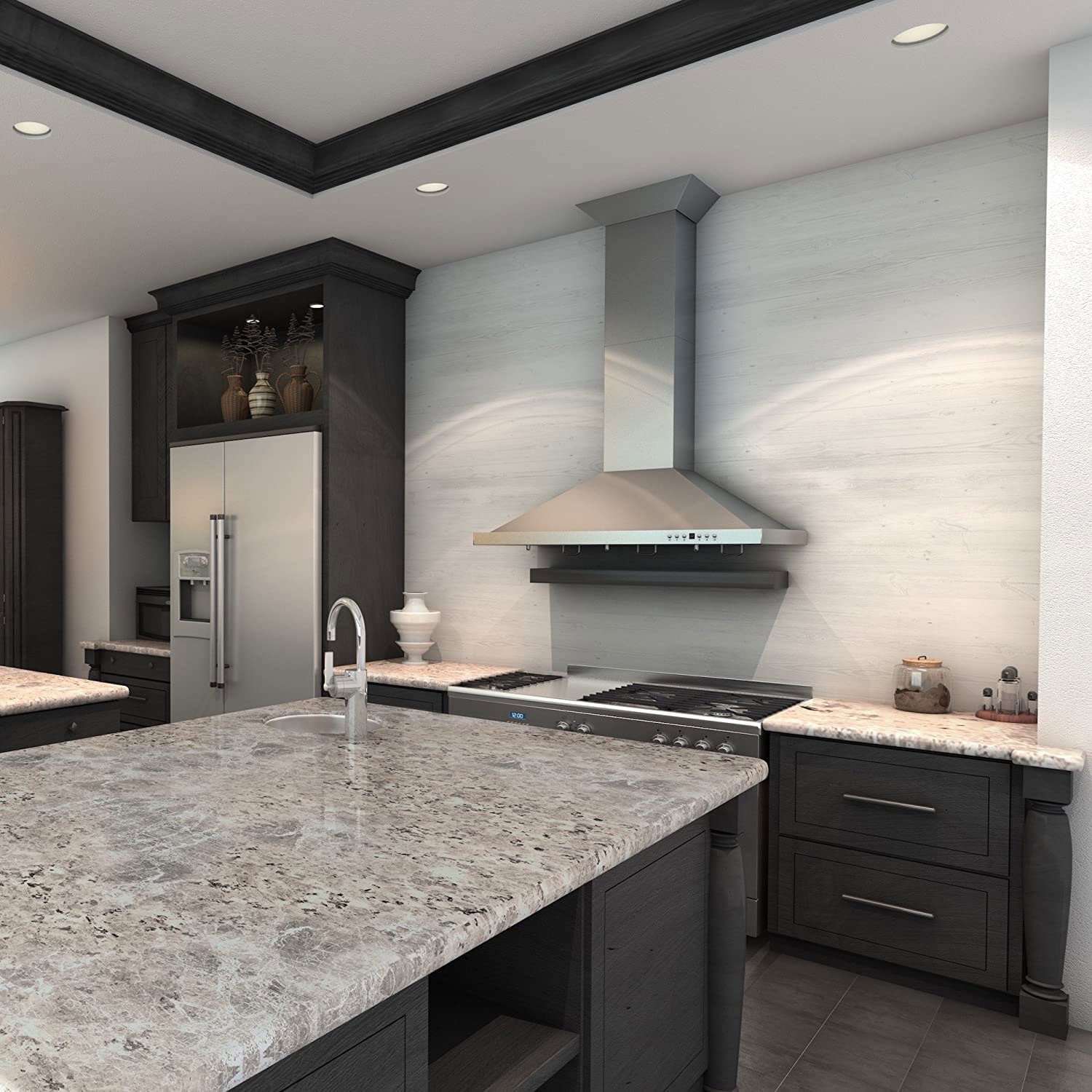 ZLINE 48 in. Wall Mount Range Hood in Stainless Steel (KB-48)