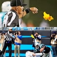 thumbnail image 2 of 4 Pieces Football Penalty Flag Football Challenge Flags Tossing Football Referee Flag For Party Accessory(2 Red & 2 Yellow), 2 of 7