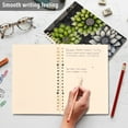 thumbnail image 4 of FORMRS 1-Subject Spiral Notebook 8" x 5" College Ruled 60 Refillable Sheet A5 Hard Cover, Gray Floral, 4 of 7