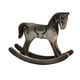 thumbnail image 2 of Caballito de madera, escultura decorativa, versátil, artesanal, ligera y artística Negro, 2 of 9