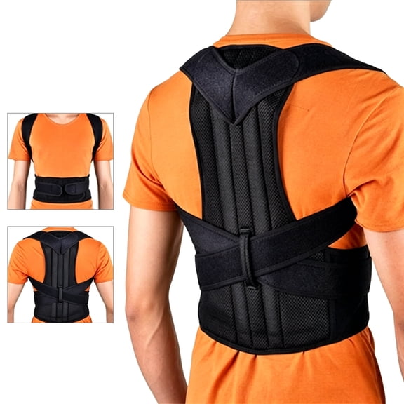 START MAKERS Back Brace Posture Corrector for Women and Men, Shoulder Straightener, Adjustable Full Back Support, Upper and Lower Back Pain Relief,XL