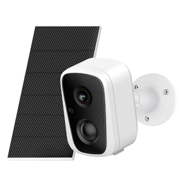 Cámara de Seguridad WiFi de 4 MP con Panel Solar, Inalámbrica, para Exteriores, Batería de Larga Duración.