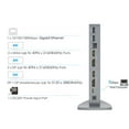thumbnail image 4 of Quanlity100 WL-UG69DK7 USB-C/A Dual Monitor Laptop Docking Station, Retail Packaging with 2 5K HDMI, 2 5K DP, 1000Mbps Ethernet, Silver, New, 1 Count, 4 of 10