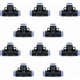 thumbnail image 1 of 10 Pieces Pneumatic Connector Hose Fittings Quick Couplings 6Mm Pneumatic Pneumatic Quick Connectors Push In Plastic Air Line Tube Fitting, 1 of 5