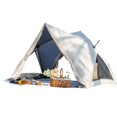 thumbnail image 1 of Carpa de apertura rápida a prueba de viento y sol para exteriores, carpa plegable ligera e impermeable, completamente automática, 1 of 8