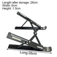 thumbnail image 2 of Laptop Stand, Foldable&Adjustable ABS Laptop Stand for Tablet Computer, Ergonomic Laptop Stand Stable&Solid, 2 of 5