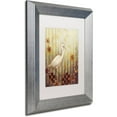 thumbnail image 2 of Trademark Fine Art 'Ocean Heron' Canvas Art by Rachel Paxton, White Matte, Silver Frame, 2 of 4