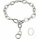 thumbnail image 2 of Collar de cadena de estrangulamiento para perros fuerte de 5 mm para entrenar perros grandes y medianos Metal cromado - Collar de correa para mascotas 65-90 cm, 65 cm3 mm, 2 of 4