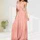 thumbnail image 1 of Vestido Vestido elegante para mujer, vestido de fiesta de dama de honor a la moda sin espalda (rosa XL) Kuymtek Rosa T XL para Mujer, 1 of 8