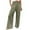 Green, variant on BLVB Palazzo Pants for Women Summer Fashion Flowy Boho Wide Leg Pants Smocked Waist Loose Beach Trousers with Pockets