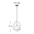 thumbnail image 3 of 3407BN Hinkley Lighting Somerset - 1 Light Medium Pendant in Transitional Style - 11.5 Inches Wide by 17 Inches High-Brushed Nickel Finish, 3 of 16