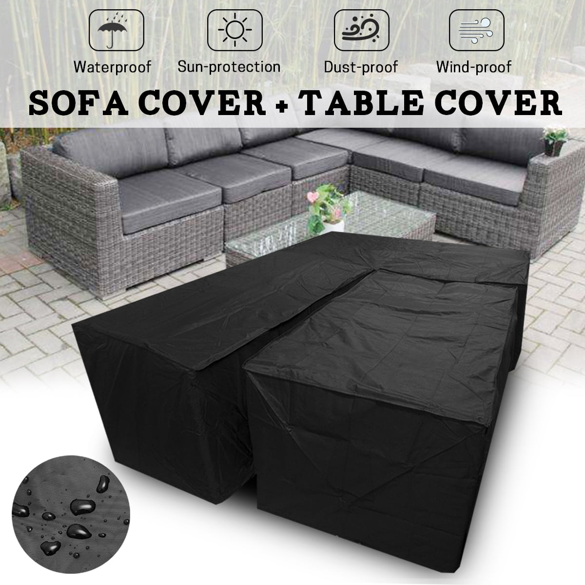 2Pcs/Set-Waterproof-Outdoor-Furniture-Covers-Table-Chair-...
