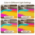 thumbnail image 7 of ODIKA 4'x6' Washable Area Rug Abstract Contemporary Brushstroke Checkered Funky Pink for Bedroom, Reading Nook, Pet Friendly & Non-Shedding, 7 of 7
