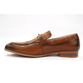 thumbnail image 2 of Men's Antonio Cerrelli Tan Leather Loafers Dress Shoes 7051, 2 of 7