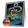 thumbnail image 2 of Taladro de diamante Mickey Mouse 5D Kits de pintura DIY Decoración de pared redonda completa (A5918) Hugtrwg Para estrenar, 2 of 9