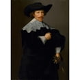 thumbnail image 3 of Nicolaes Eliasz. Pickenoy 11x14 Black Modern Framed Museum Art Print Titled - Portrait of a Gentleman (1636), 3 of 5