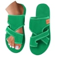 thumbnail image 3 of Summer Orthopedic Sandals for Women 2026 Dressy Bunions Sandals with Toe Loop Breathable Mesh Comfortable Lightweight Casual Cute Beach Slides,Green 37, 3 of 7