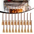 thumbnail image 2 of Halloween Mini Witch Broom, Natural Handmade Ornament, DIY Craft, 2 of 9