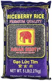 Asian best Riceberry rice