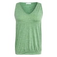 thumbnail image 4 of Women's Sleeveless V Neck Tank Tops Summer Tops Trendy 2024 Causal Cute Loose Fit Workout Athletic Yoga Shirts, 4 of 6