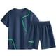 thumbnail image 1 of Odeerbi 3-14 Años Niños Trajes de Verano de Atletismo de Secado Rápido Deportes Correr Tops Pantalones Cortos Conjunto de Manga Corta Cuello Redondo Pantalones Cortos Traje, 1 of 6