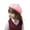 Pink, variant on Toptie Classic Kids' Wool French Warm Beret Girl's Artist Hat, 9.5 inches Diameter-Pink
