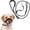Balck, variant on Pet Figure of 8 Dog Lead ,Dog Leash Collar With Nasal Padding, Training Leash for Various-sized Dogs