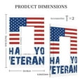 thumbnail image 3 of Fotbe Thank You Veterans Print Duplex Receptacle Wall Plate, 1-Gang 5.0" x3.0" Wall Outlet Covers, Dual Outlet Faceplates Covers, Color-matched Screws Included-Style U, 3 of 6