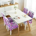 thumbnail image 3 of Leopard Dining Chair Covers 4 Pack Dynamic Animal Print Washable Polyester Stretch Slipcovers Removable Seat Protector for Chic and Fashionable Homes, 3 of 7