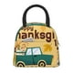 thumbnail image 1 of Fotbe Happy Thanksgiving Day Bolsa de Almuerzo con Estampado, Lonchera Aislada, Contenedor de Comida Reutilizable Tipo Cooler a Prueba de Fugas, 1 of 6