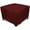 Burgundy, variant on Eevelle Meridian Patio Square Table Cover with Marine Grade Fabric Waterproof Outdoor Firepit Cover - 600D Furniture Set Covers for Dining Table - Easy to Install - 25"H x 40"L x 40"W, Khaki