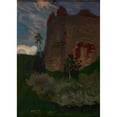 thumbnail image 2 of Jan Stanislawski 14x18 Black Ornate Wood Framed Double Matted Museum Art Print Titled - Tower at Tenczyn (1905), 2 of 5
