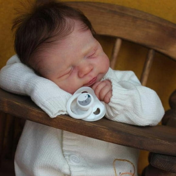 Muñeca Reborn Anano Realistic Boy de 45 cm con ropa y acceso.