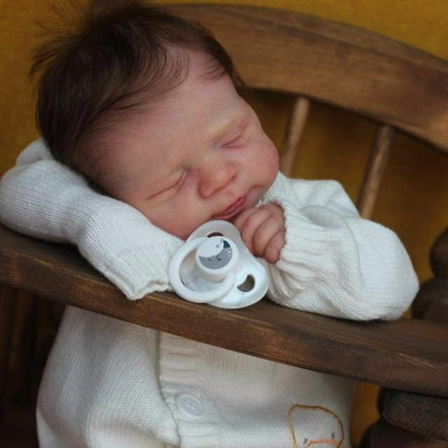 Muñeca Reborn Anano Realistic Boy de 45 cm con ropa y acceso.
