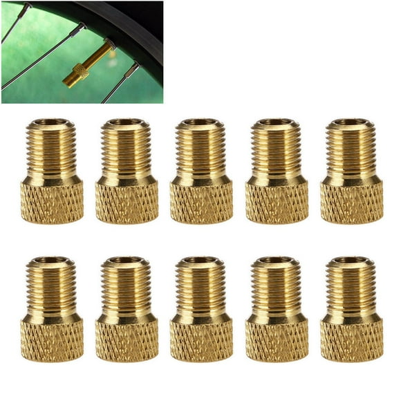 Bangcool 10PCS Bike Valve Adapter Set Professional Bike Pump Adapter Presta Valve Adapter