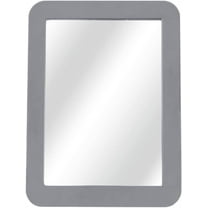 Sancty 1 Pack Strong Sticky Magnetic Wall Mirror 5” x 7” For Ideal School Gym Locker Door - Gray
