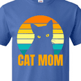 thumbnail image 4 of Inktastic Mother's Day Cat Mom Black Cat Sunset T-Shirt, 4 of 5