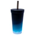 thumbnail image 5 of Silipint: Silicone 22oz Straw Tumblers: 2 Pack Moon Beam - Reusable Unbreakable Cup, Flexible, Hot/Cold, Airtight Lid, 5 of 7