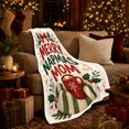 thumbnail image 3 of Merry Napmas Mom Christmas Nap Design Red Mug, Playful Festive Scene, Warm Flannel Blanket for Living Room and Family Room, Beach Lovers Christmas Gift, Festive Home Decor, 3 of 9