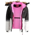 thumbnail image 3 of Pink Platinum Girls' Snowsuit - Water Resistant Winter Jacket and Ski Bib Overalls (4-16), 3 of 7