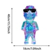 thumbnail image 2 of Human Shaped Atmosphere Lights Graduation Season Companion Night Light up Necklaces Inflatable Light Bulbs Glow in The Dark Water Balloons in The Dark Light Chain Temporary, 2 of 3