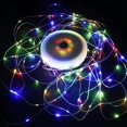 thumbnail image 1 of 20M Rechargeable Camping Light with Colorful Ambient Modes - Magnetic Hanging LED Lantern for Tents, Outdoor Adventures, Emergency Use - Compact, Durable & Multi-Functional Roll-Up Design for Hiking, 1 of 4