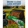thumbnail image 4 of Heavy Duty 42 Inch Tow Behind Lawn Sweeper – 14 cu ft Collector, Adjustable Brush Height, Dump Rope – for Yard, Driveway and Sidewalk Cleanup, 4 of 8