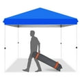 thumbnail image 7 of COOS BAY 10'x10' Outdoor Instant Canopy Tent with Roller Bag, Pop up Sun Shelter for Beach, Sports, Camping, and Party, Blue, 7 of 7