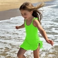 thumbnail image 6 of Shadoumai Girls Swimsuits Size 10-12 Ruffle Girls' Bikini Sets Adjustable Strap Girls Tankini Swimsuit Two Piece Girls Bathing Suit&nbsp;size 6 Allover Printed Swimwear with Cover Up Pants, 6 of 8